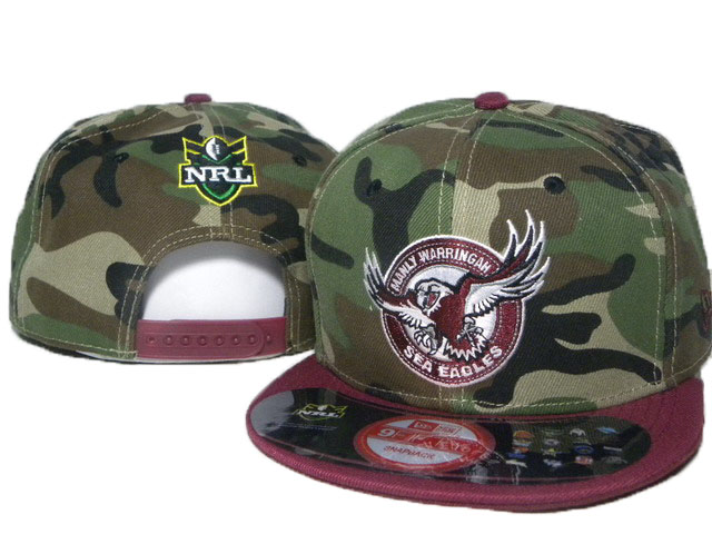 NRL Sea Eagles NE Snapback Hat #04